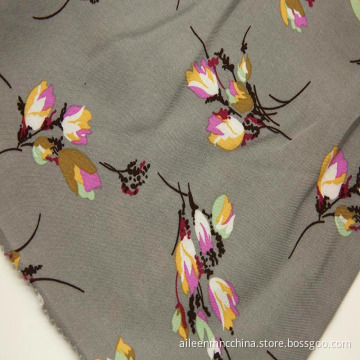 best selling  rayon voile print fabric 45s